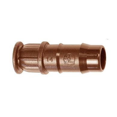 Antelco Irrigation Fittings Antelco DB End Plug 14mm Suits 16mm OD Tube - Brown - 60035