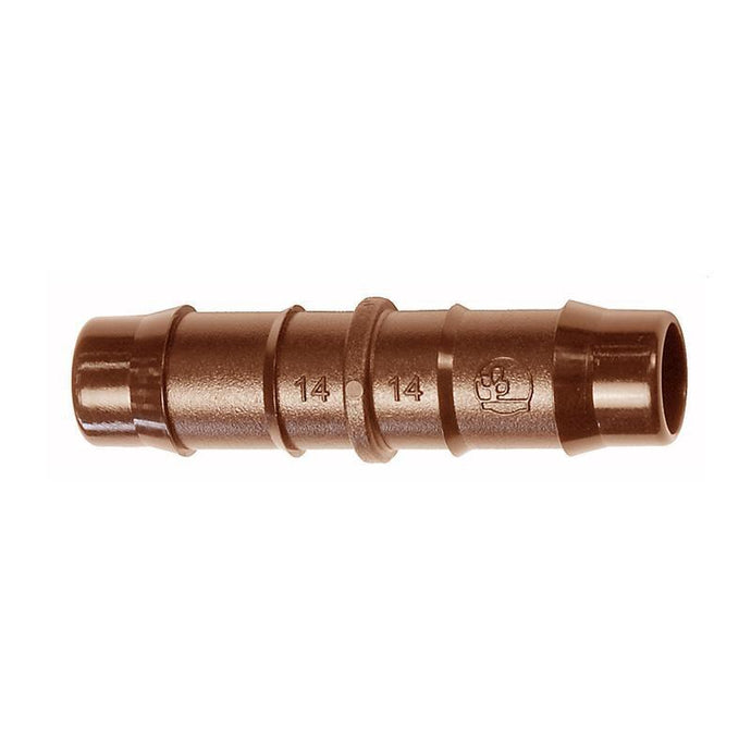 Antelco Irrigation Fittings Antelco DB Joiner 14mm Suits 16mm OD Tube - Brown - 60005