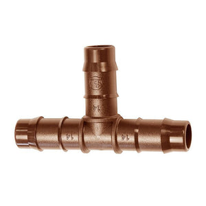 Antelco Irrigation Fittings Antelco DB Tee 14mm Suits 16mm OD Tube - Brown - 60025