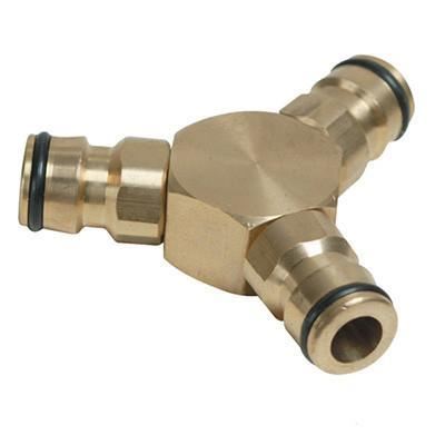 3-Way Connector Brass Quick Connector