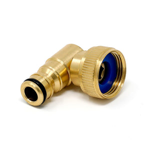 Garden 3/4" BSP Revolving Elbow Brass Quick Connector